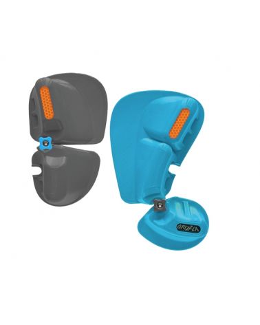 Grizzla pads Flow compact with reflectors graphite-blue