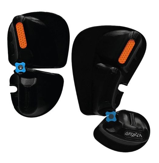 Grizzla pads Flow compact with reflectors graphite-blue