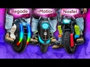 Wrong Way — Comparison (English): Mini Wheels with Suspension - Begode C8, InMotion V9, Nosfet Aero Electric Unicycle Comparison!