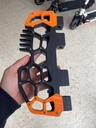 NyloNove BITE SYSTEM for KingSong S19, S22 with angle adjustment + overlays orange
